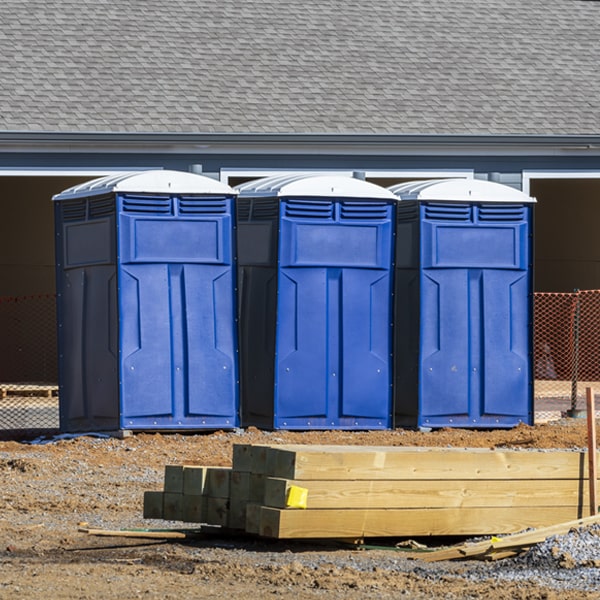 are there any restrictions on where i can place the portable toilets during my rental period in Mineral Texas